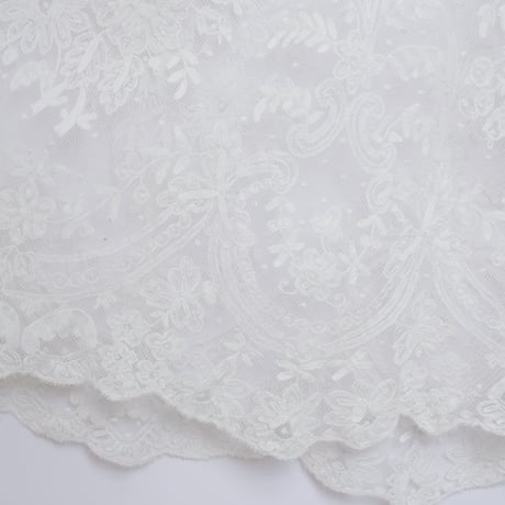 ~1940s  French Vintage Linen Church Smock