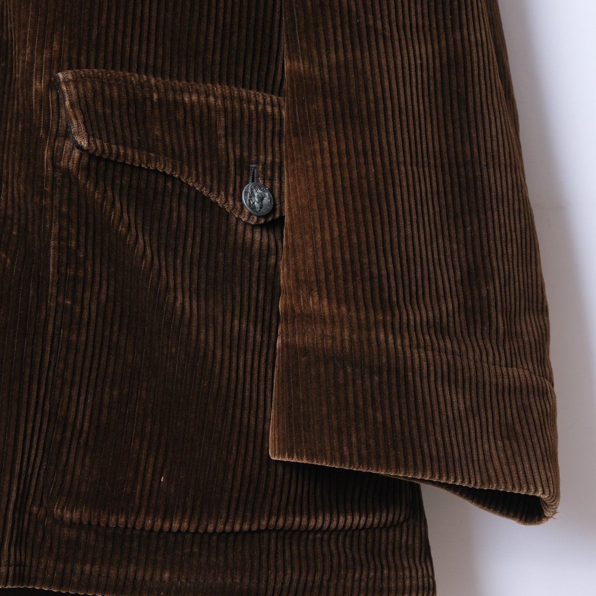 40-50s French Vintage Corduroy Hunting Jacket |