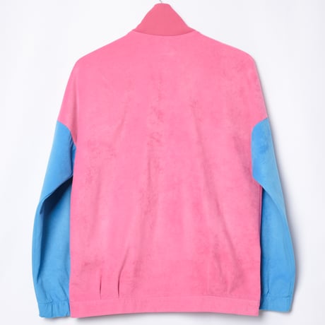 70-80s Vintage adidas Ventex Velours Track Jacket Pink (Made in France)