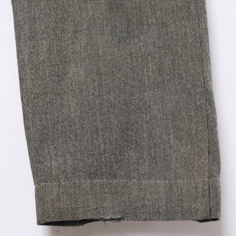 30-40s French Vintage Black Chambray Trousers
