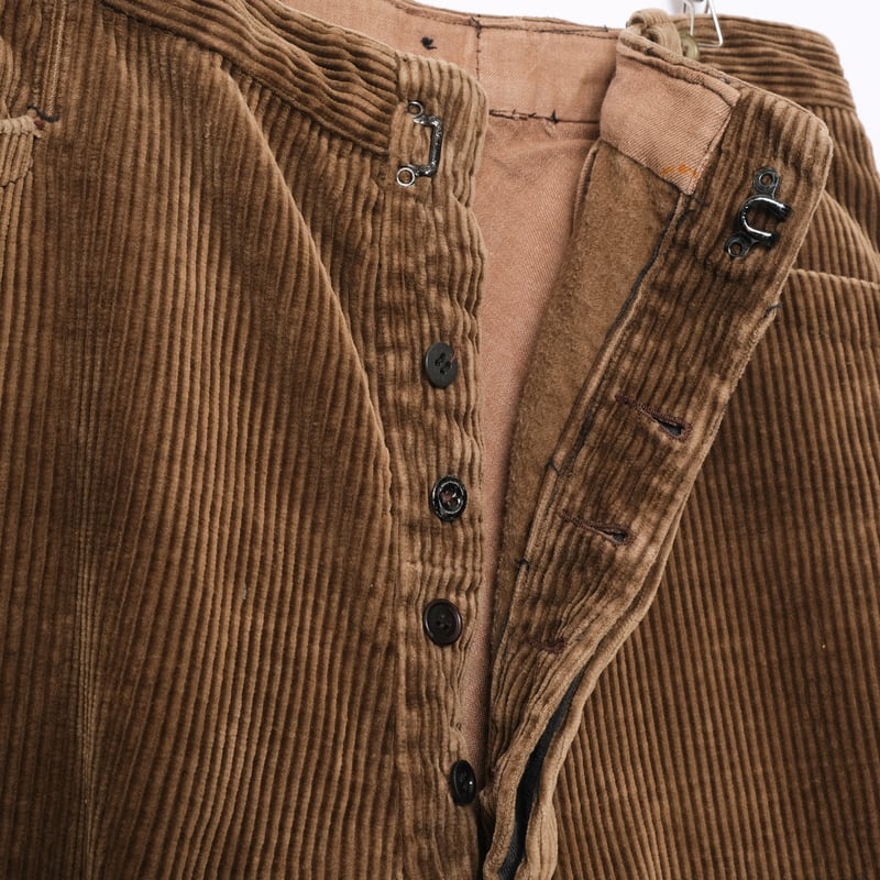 40-50s France Vintage Falzar Corduroy Jodhpurs 40-50s France Vintage Falzar Corduroy Jodhpurs