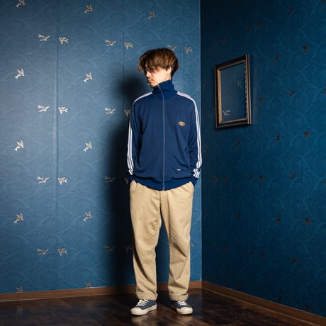 60s Vintage adidas Track Jacket Late World Mark Navy (Made in France)