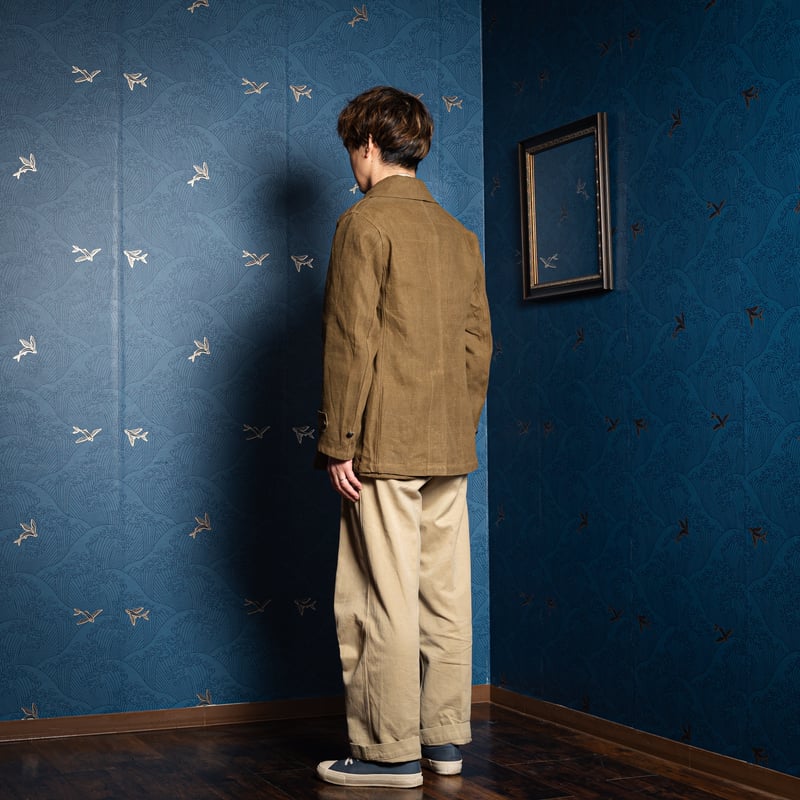 French Army M35 Motorcycle Short Jacket (Linen) French Army M35 Motorcycle Short Jacket (Linen)