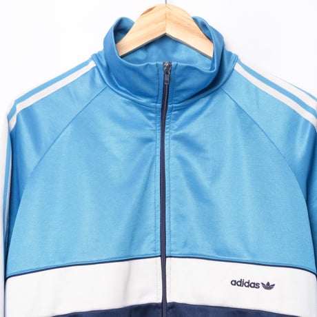 70-80s Vintage adidas Track Jacket RightBlue×White×NavyBlue (Made in West Germany)