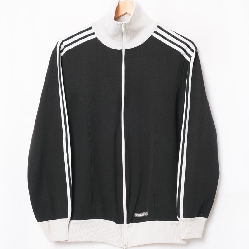 70-80s Vintage adidas Track Jacket Black×White（