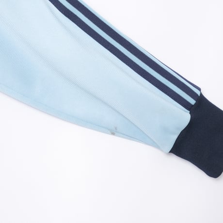 70-80s Vintage adidas Track Jacket Model  First Light Blue× Navy（Made in France)174