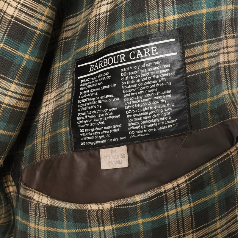 80s Barbour Solway Zipper 2 Warrant Size C42 Wi