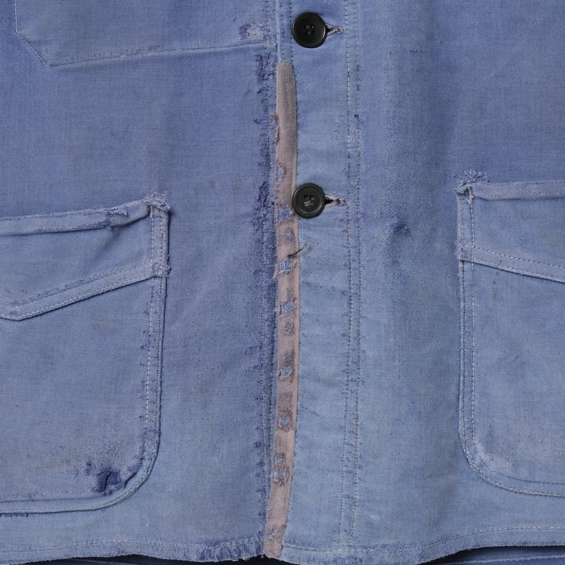 40–50s France Vintage Adolphe Lafont Blue Moles