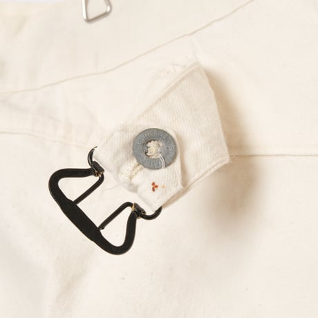 -30s French Army  Cotton Bourgeron Trousers Metal Button