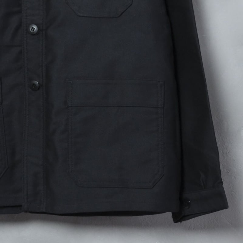 モンサンミッシェル　ブラックモールスキン 50‘s黒 48 デッドストック モンサンミッシェルブラックモールスキン 50's黒 48 デッドストック