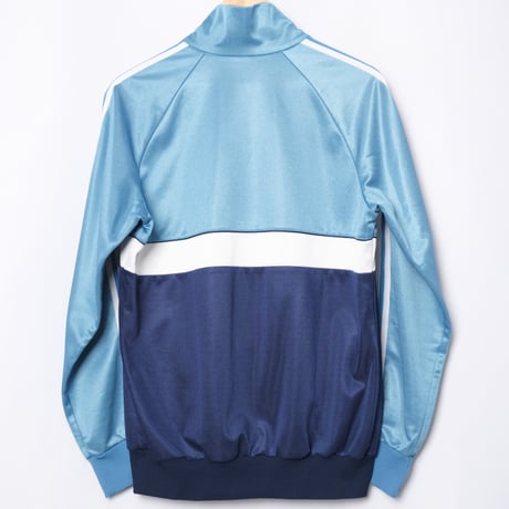 80s Vintage adidas Track Jacket Navy × Light Blue（Made in Hungaria）