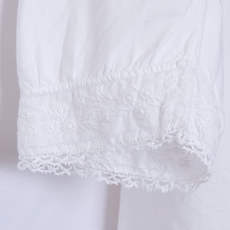 –1930s French Vintage Embroidered Blouse