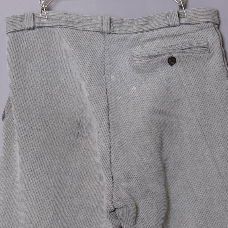 40-50s D.C.M. Vintage Cotton Pique Trousers Use