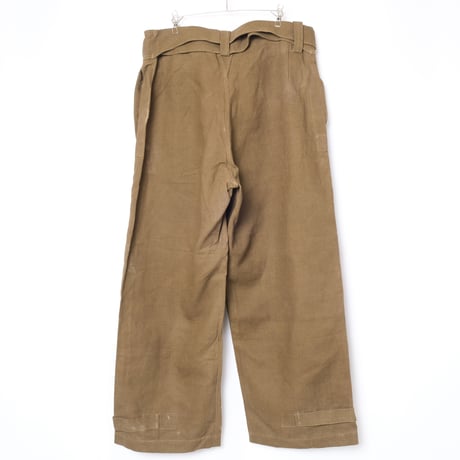 French Army Motorcycle Trousers Early（Linen）Size 3
