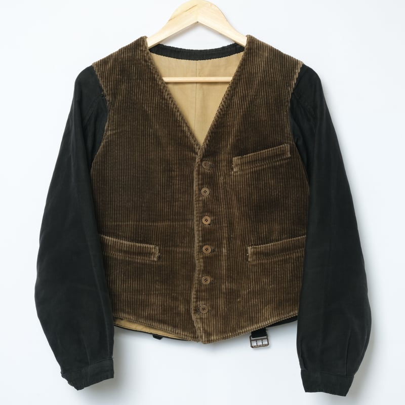 30s-40s Le Mont St Michel Corduroy×Black Molesk 30s-40s Le Mont St Michel Corduroy×Black Molesk