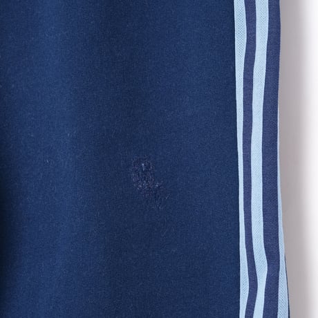 70-80s Vintage adidas Ventex Track Trousers Navy × Light Blue (Made in France)