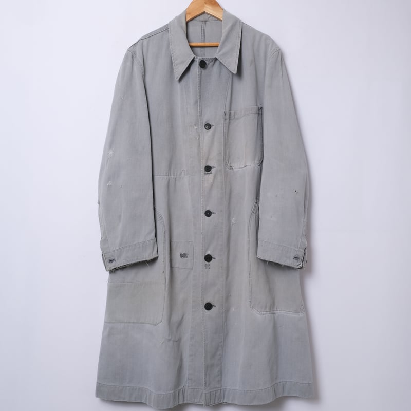 40-50s French Vintage Black Chambray Atelier C