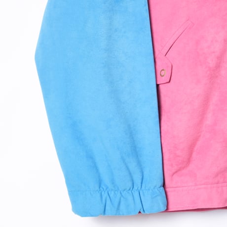 70-80s Vintage adidas Ventex Velours Track Jacket Pink (Made in France)