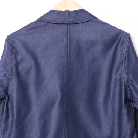 40s France Vintage Le Robste Blue Light Moleskin Jacket Dead Stock