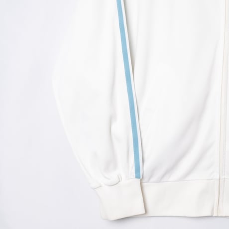 70-80s Vintage adidas Ventex ATP Track Jacket White × Light Blue (Made in France)