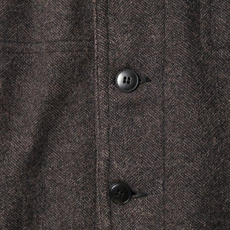 40-50s France Vintage Pascal HBT Wool Farmers Work Jacket