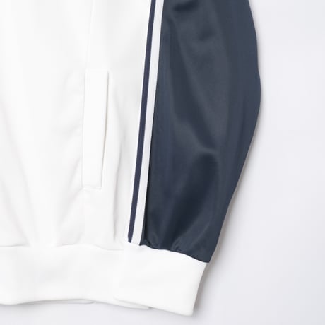 70-80s Vintage adidas Ventex ATP Track Jacket White × Navy (Made in France)