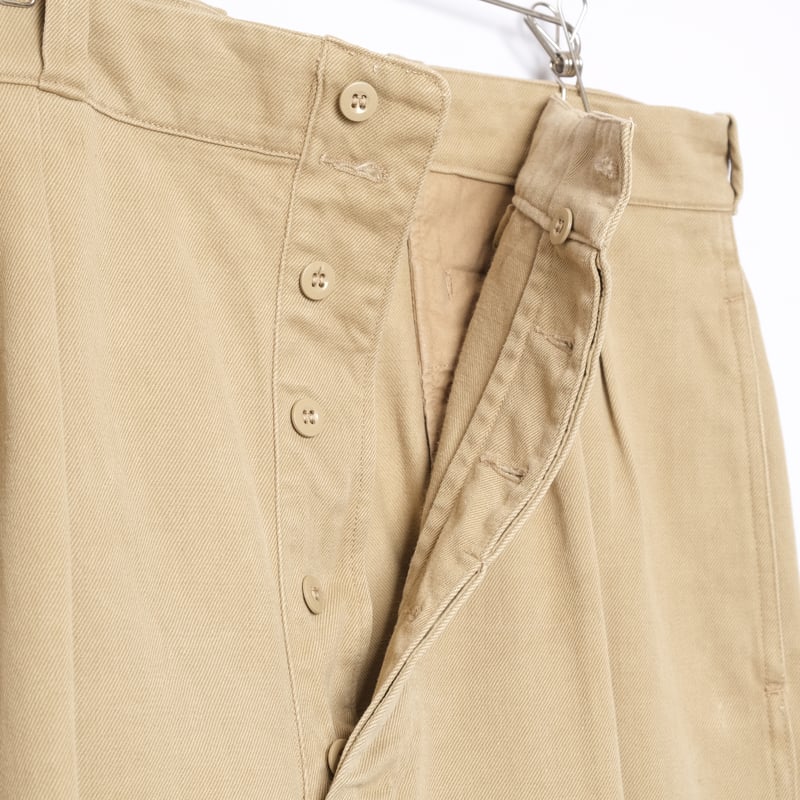 french m52 chino サイズ45 後ろポケット付き french m52 chino サイズ45 後ろポケット付き フランス軍 M52
