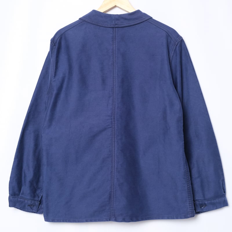 【30-40年代】Au Molinel メティスワークジャケット 40s France Vintage L'Ange Bleu Blue Moleskin Wo