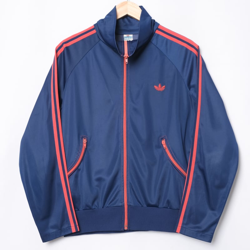 【期間限定値下げ中】adidas vintage track jacket 70-80s Vintage adidas Track Jacket Curve Pocket