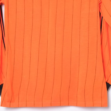 70-80s Vintage adidas Ventex Game Shirt Orange × Black