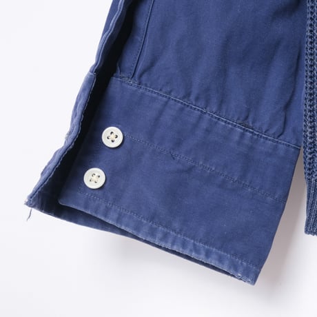 60s Euro Vintage Blue Knit Work Jacket