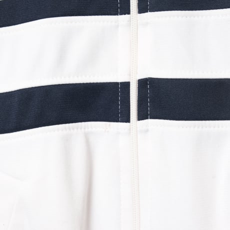 70-80s Vintage adidas Ventex Track Jacket Model First White × Navy (Made in France)