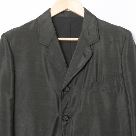 -30s France Antique Silk Wool Sack Coat