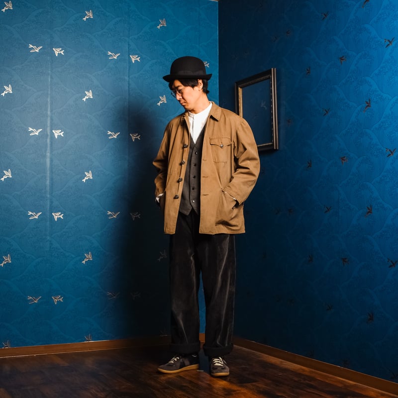 50-60s French Vintage L' Arghuss Canvas Hunting