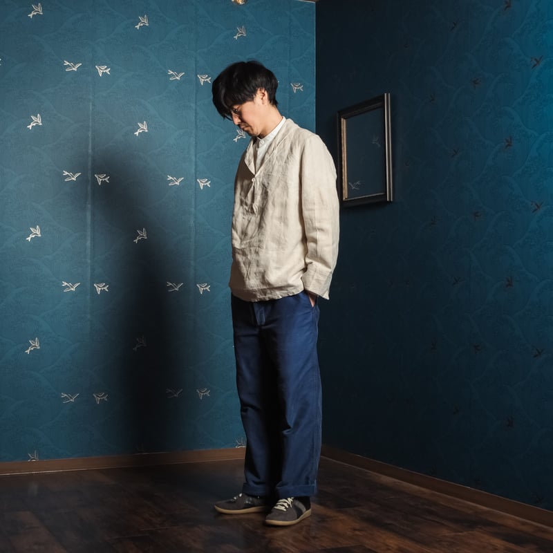 【美品】　30s ドイツ海軍　リネンスモック　サイズ3 軍納品 美品】 30s ドイツ海軍 リネンスモック サイズ3 軍納品