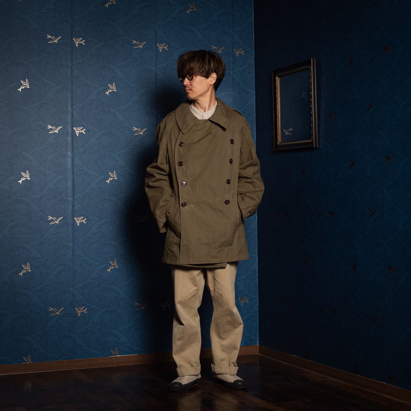 French Army M38 Motorcycle Coat Size 1 Dead Sto