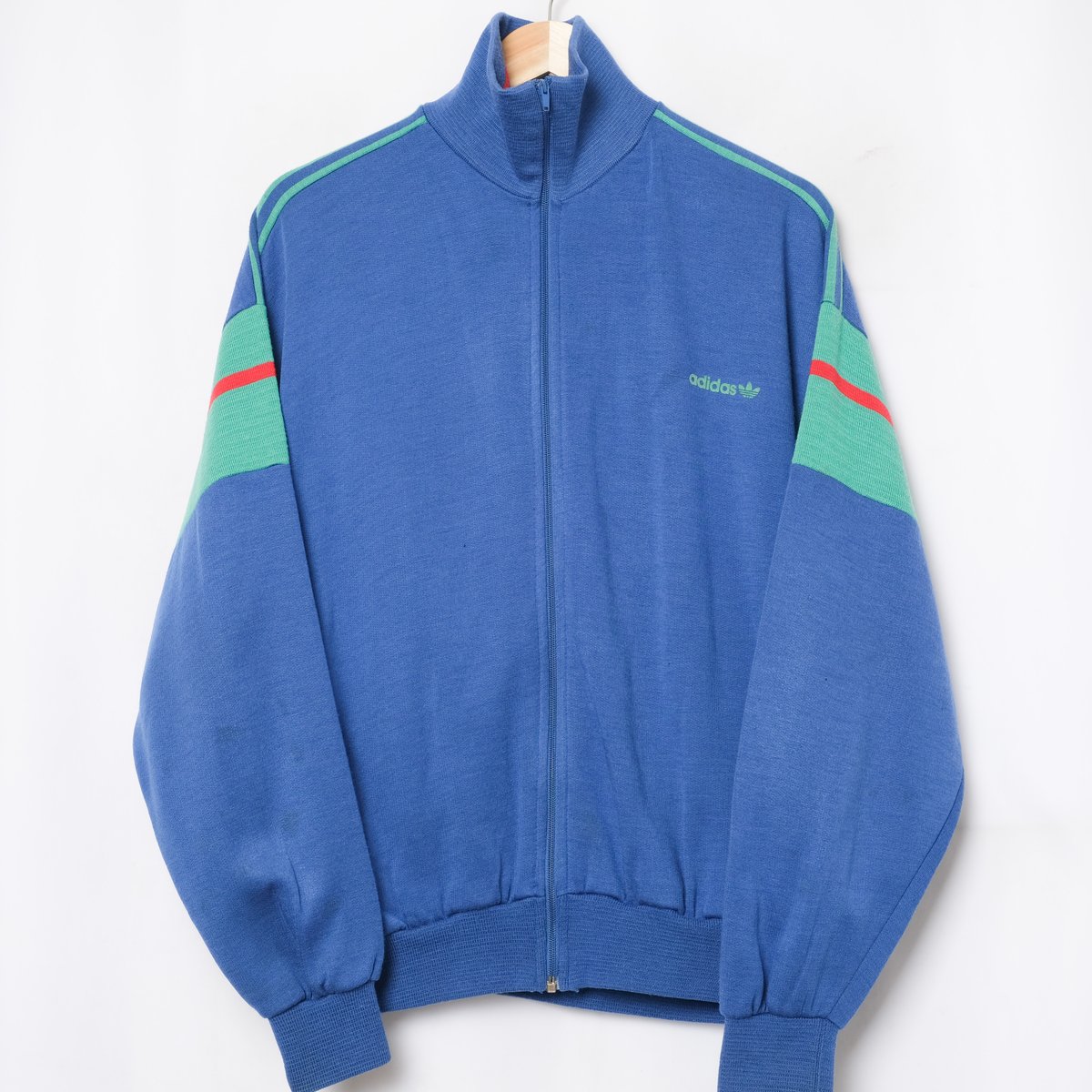 80s Vintage adidas Knit Track Jacket Blue | Ugl 80s Vintage adidas Knit Track Jacket Blue | Ugl