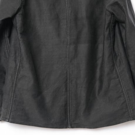 40s France Vintage Adolphe Lafont Black Moleskin Jacket