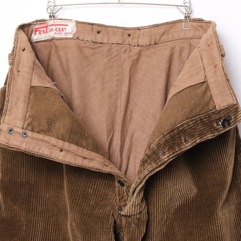 40-50s France Vintage Falzar Corduroy Jodhpurs 40-50s France Vintage Falzar Corduroy Jodhpurs