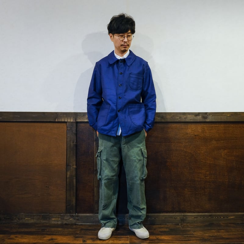 50-60s KONECO Blue Moleskin Jacket Dead Stock 50-60s KONECO Blue Moleskin Jacket Dead Stock
