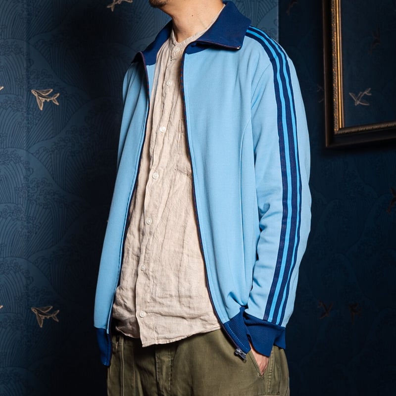 70-80s Vintage adidas Track Jacket Light Blue× 70-80s Vintage adidas Track Jacket Light Blue×