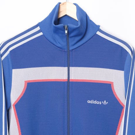 70-80s Vintage adidas Ventex Track Jacket Blue (Made in France)
