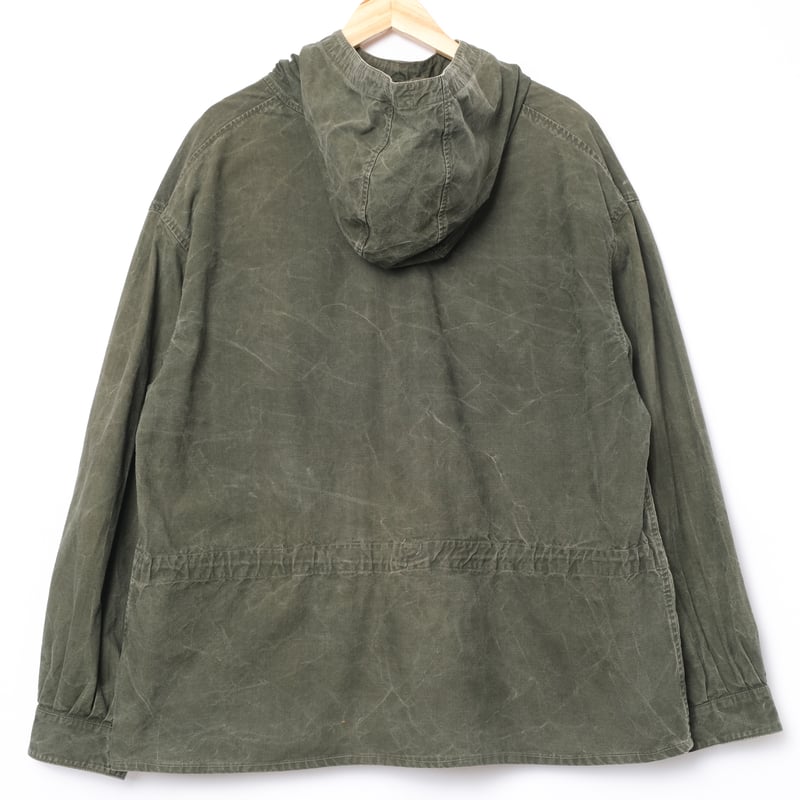 50-60s French Army Alpine Smock Cotton Linen Si
