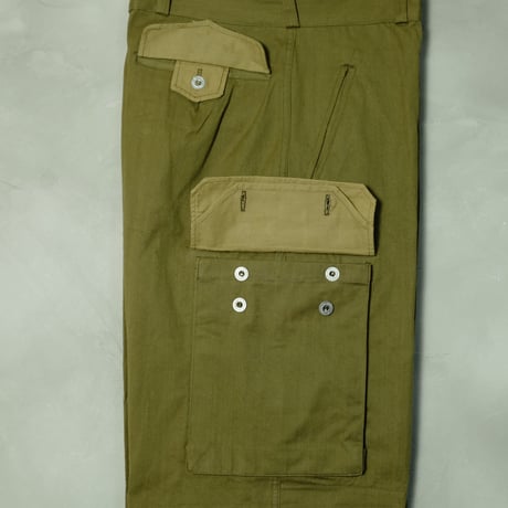 French Army M47 Trousers 移行期 Dead stock Size 43 Metal Button