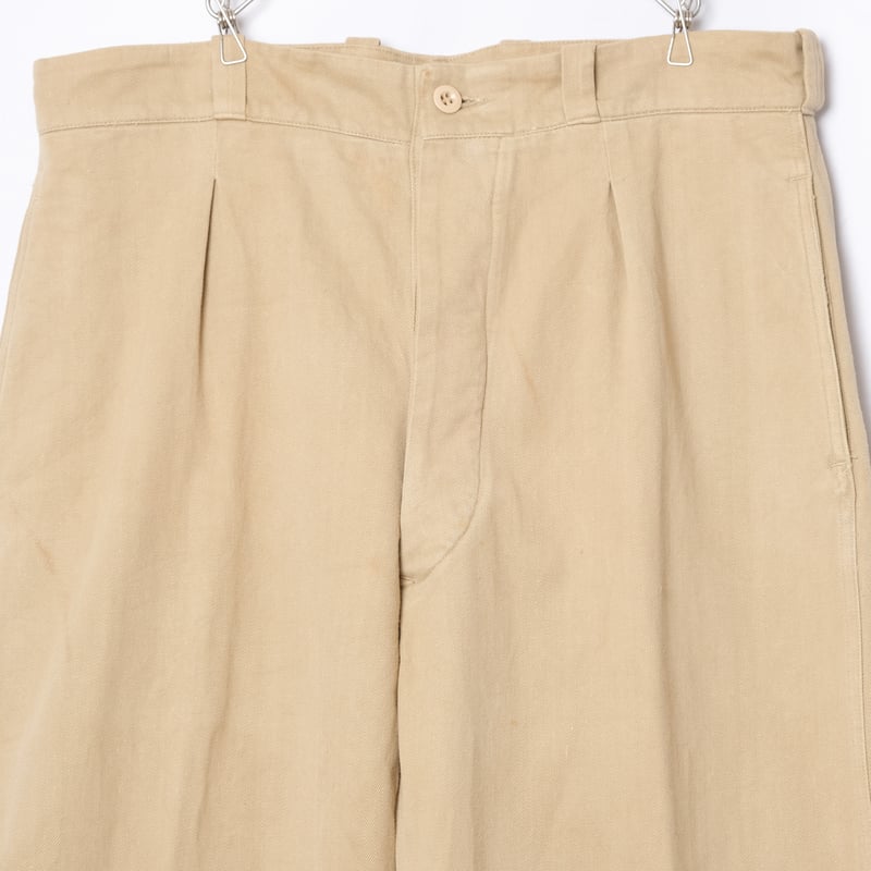 フランス軍 M52 サイズ35 French Army M52 Chino Trousers Late Size (14) |