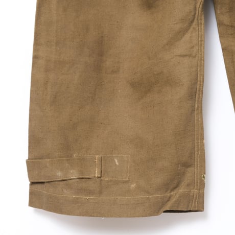 French Army Motorcycle Trousers Early（Linen）Size 3