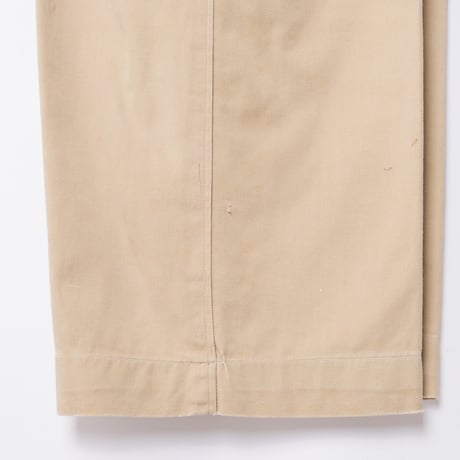 40s French Army FTEO Chino Trousers Size 88M(11)