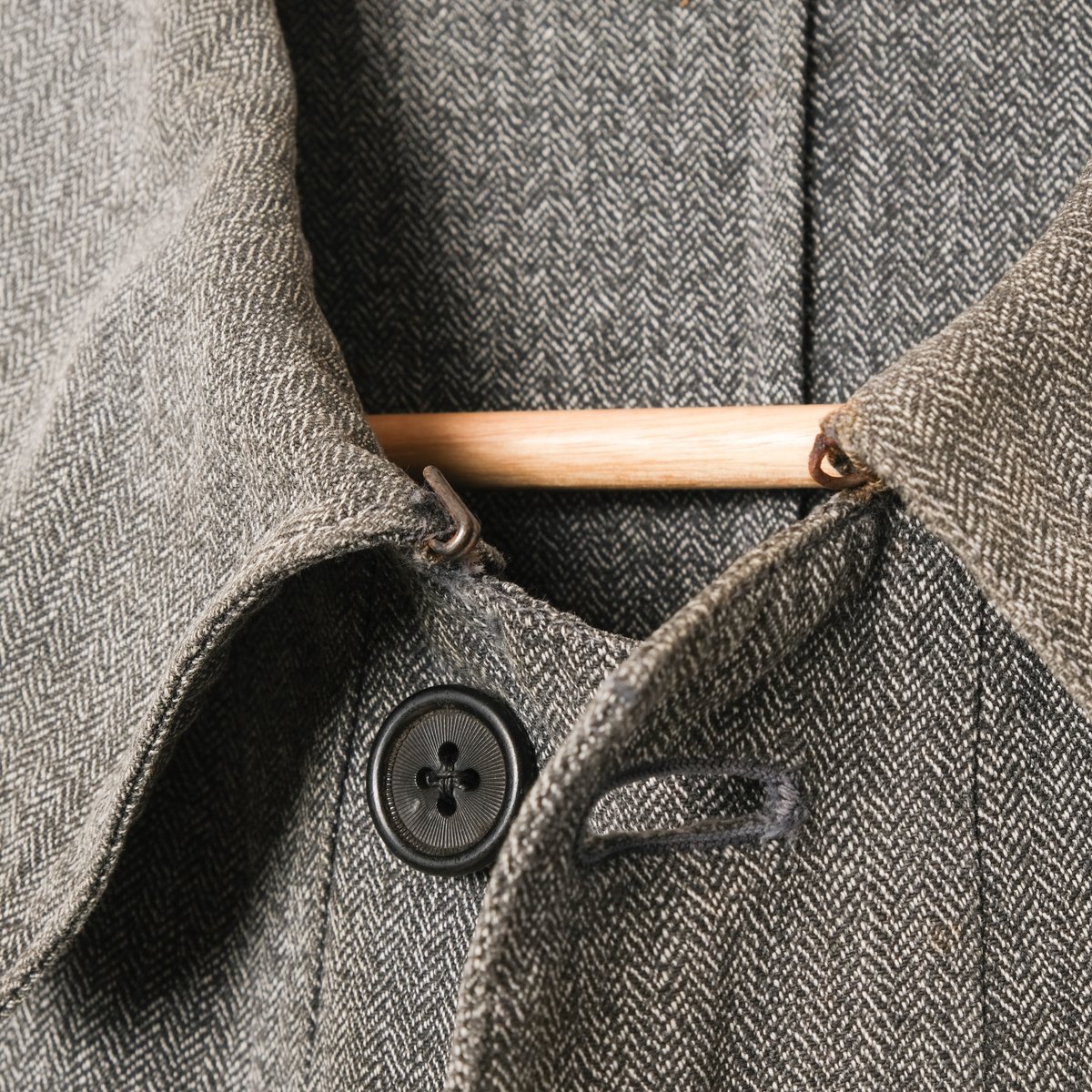 30-40s French Vintage HBT Black Chambray Ateli