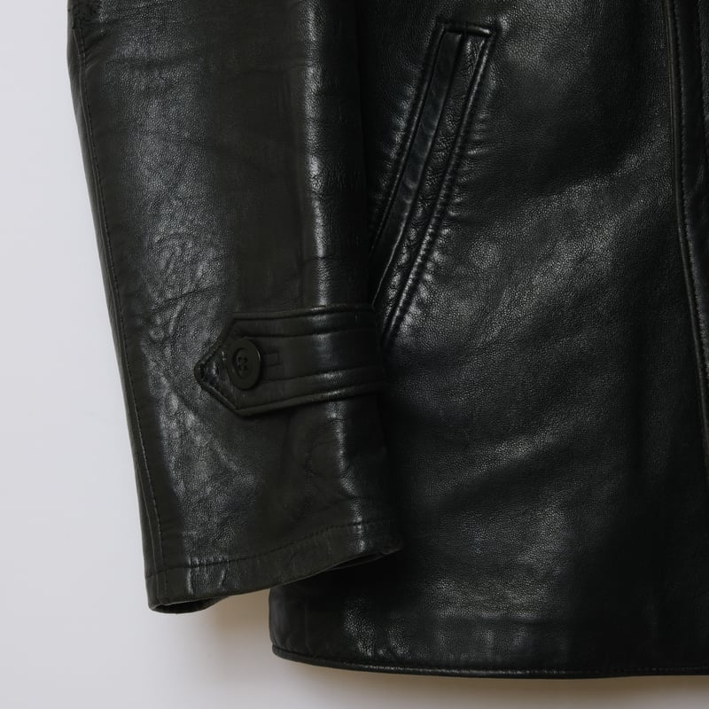 80s French Vintage GVF Leather Jacket (Corbusie