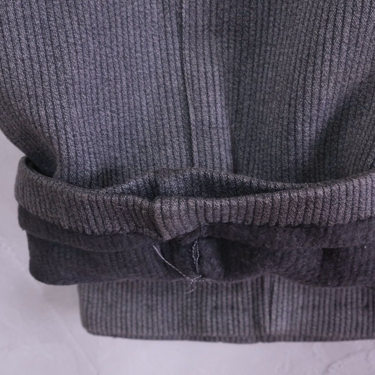 40-50s Le Mont Saint Michel Cotton Pique Trouse 40-50s Le Mont Saint Michel Cotton Pique Trouse